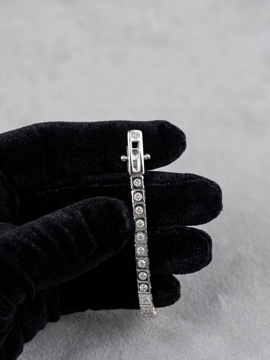 COLLANA TENNIS ARGENTO