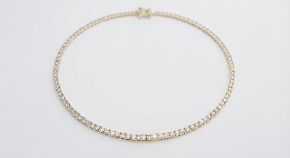 COLLANA TENNIS ORO