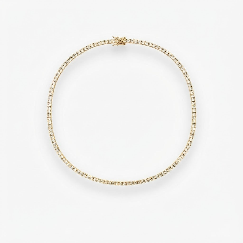 COLLANA TENNIS ORO
