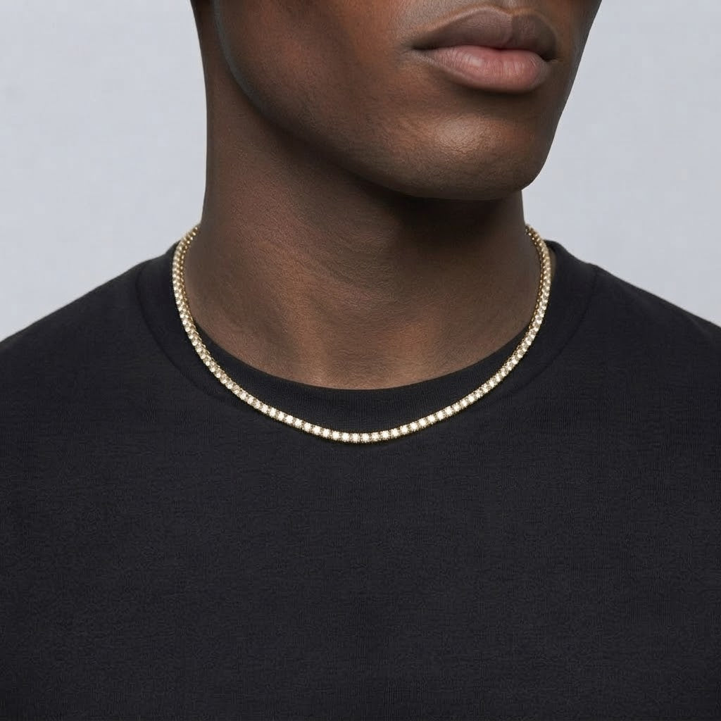 COLLANA TENNIS ORO
