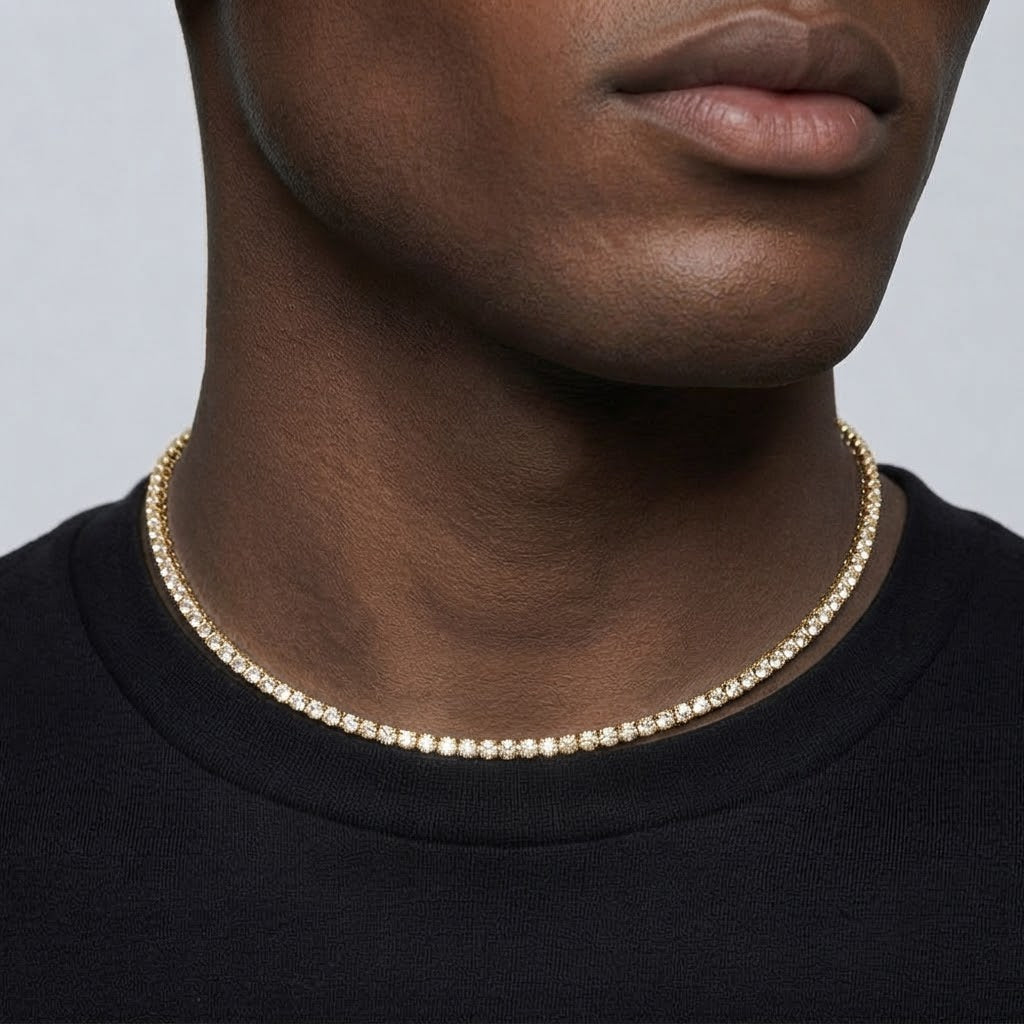 COLLANA TENNIS ORO